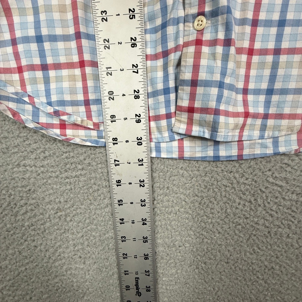 Peter Millar Mens Medium‎ Button Down Shirt Multi Plaid Long Sleeve - Picture 6 of 8
